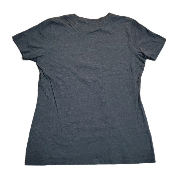 Ariat Women's XL T-Shirt Gray Quilt Pattern Graphic Logo Western Country - Picture 2 of 5